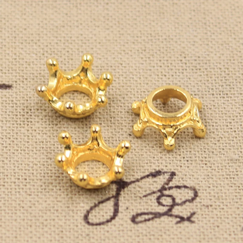 

20pcs Charms hollow crown 13x6mm Antique Bronze Silver Color Pendants DIY Crafts Making Findings Handmade Tibetan Jewelry