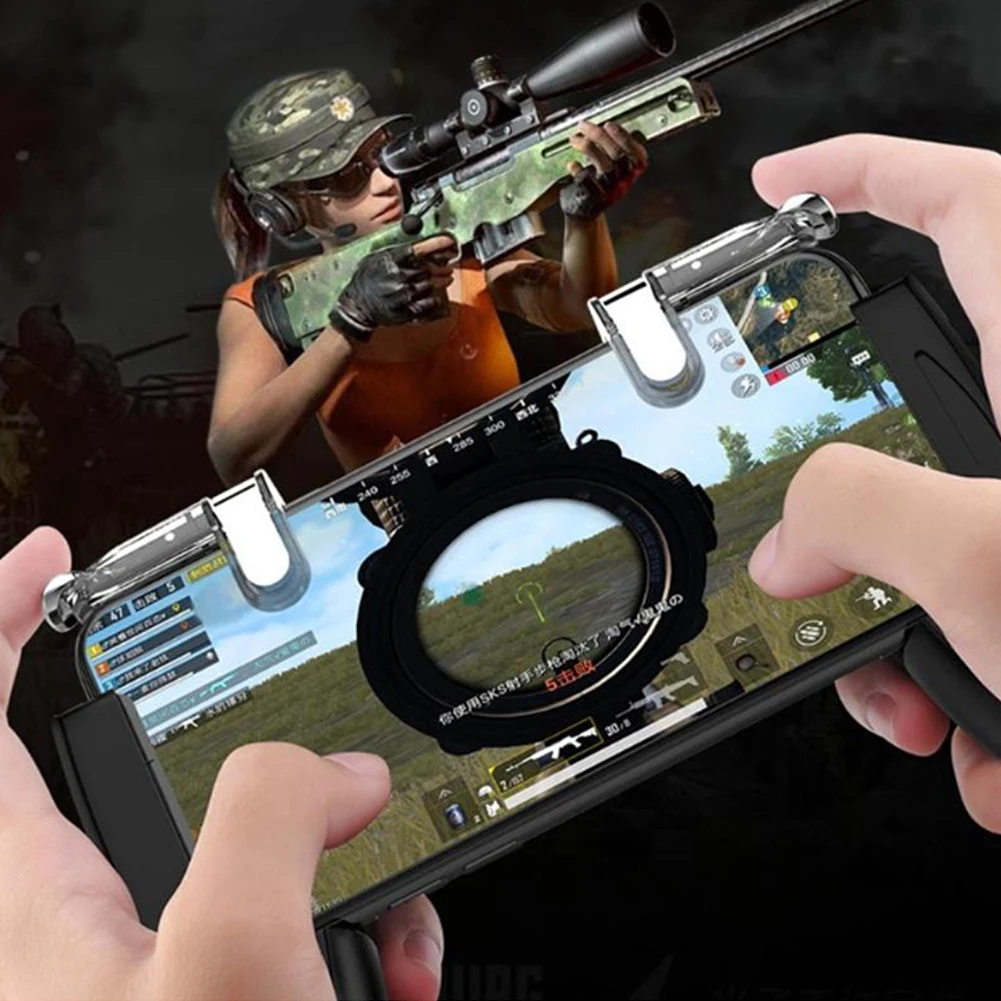 Металлический игровой контроллер для PUBG геймпад джойстик триггеры прицеливания