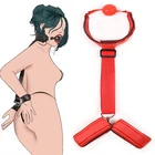 БДСМ бондаж ограничитель бондаж Фетиш наручники и манжеты на лодыжку эротические секс-игрушки для женщин пар игры для взрослых интимные изделия