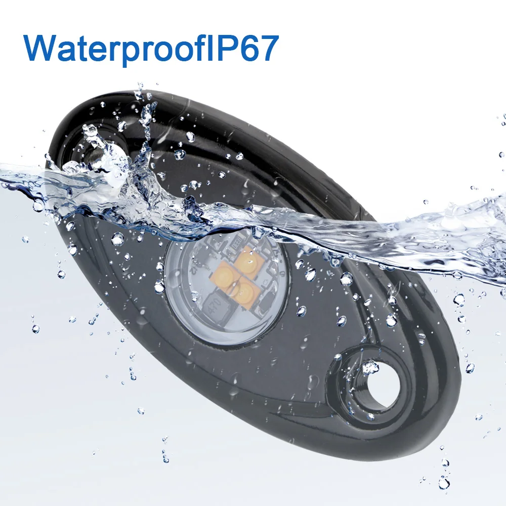 4 стручки светодиодные рок огни неоновые автомобильные грузовые лодки