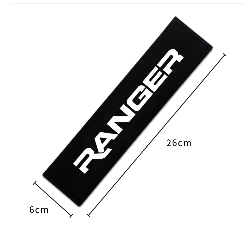 2 шт. накладки на автомобильный ремень безопасности для Ford Ranger T6 2008 2017