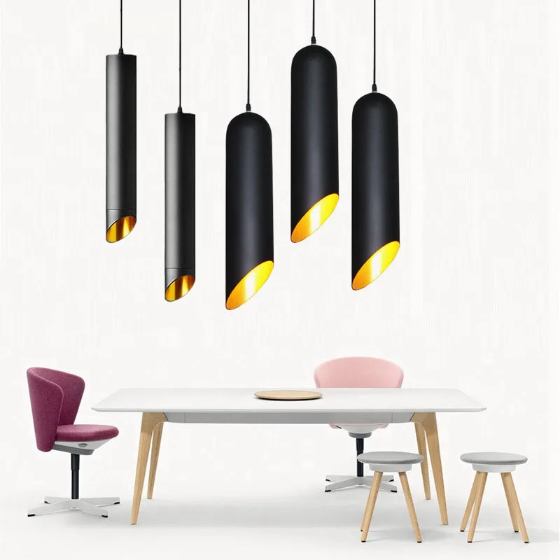 

Industry Retro LED Pendant light Drop light Hangen light Water tube lamp /Oblique cut /Replaceable bulb E27 GU10 Bedroom Bar