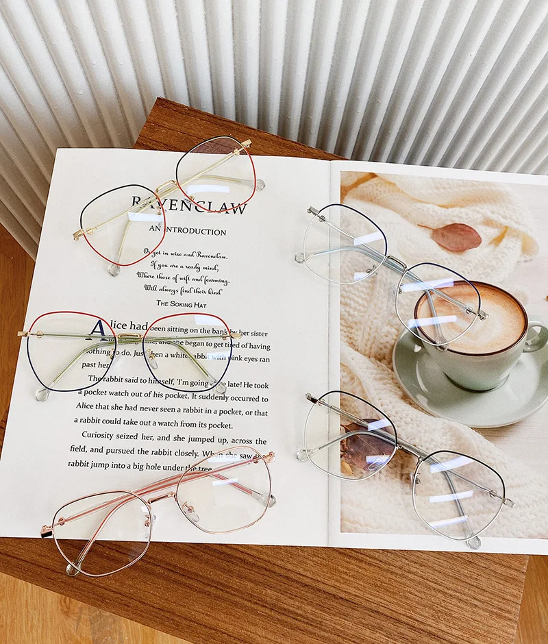 Женские и мужские очки JASPEER ретро с защитой от усталости глаз синий светильник