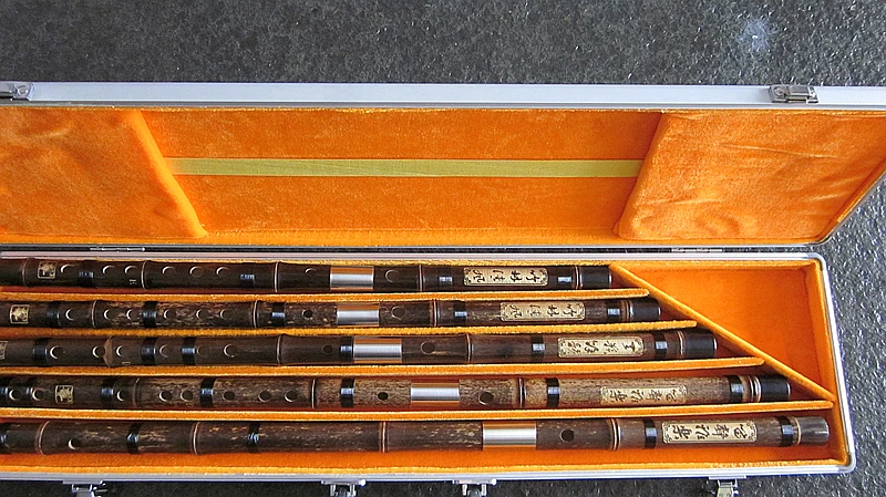 Высококачественные профессиональные музыкальные инструменты из бамбука набор 5