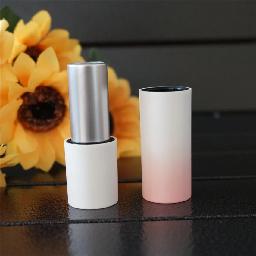 

10~50pcs 12.1mm Handmade Round Magnetic Buckle Gradient Pink Lipstick Tube Empty tube Makeup Lipstick Tube
