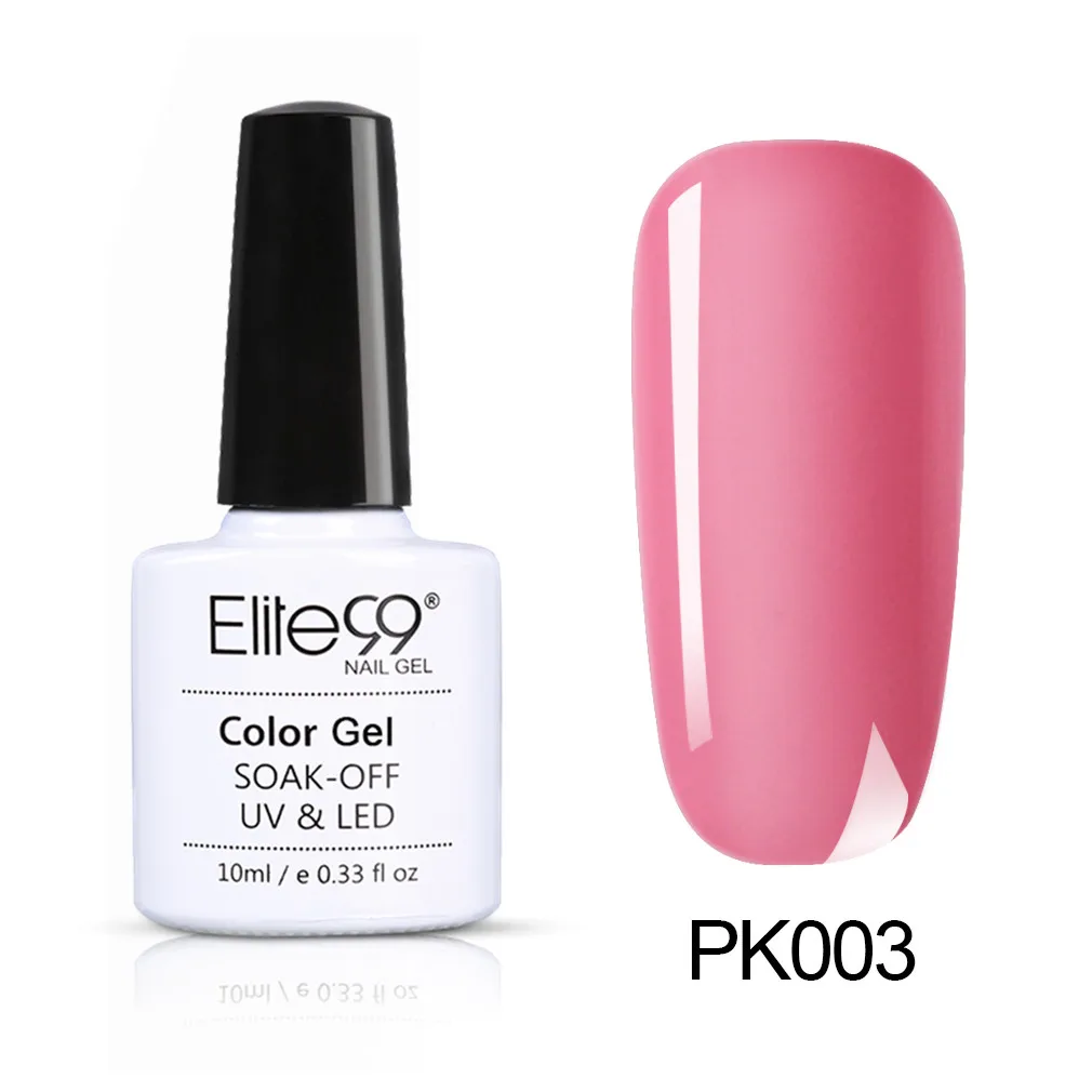 PK003 Elite99 гель лак для ногтей сыра замочить от сладкого цветной лак УФ-гель для ногтей карамельный цвет лак искусство УФ лак-гель - Цвет: PK003