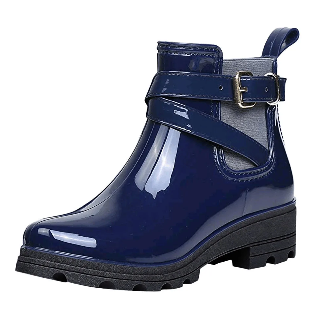 Модные женские ботинки короткие нескользящая обувь Уличная для воды с