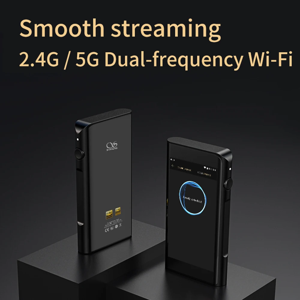 Shanling M6 Android Bluetooth MP3-плеер двойной AK4495SEQ WiFi портативный музыкальный плеер без