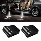 2 шт., Автомобильные светодиодные ламсветильник для дверей Tesla Model 3 Y S X 2021