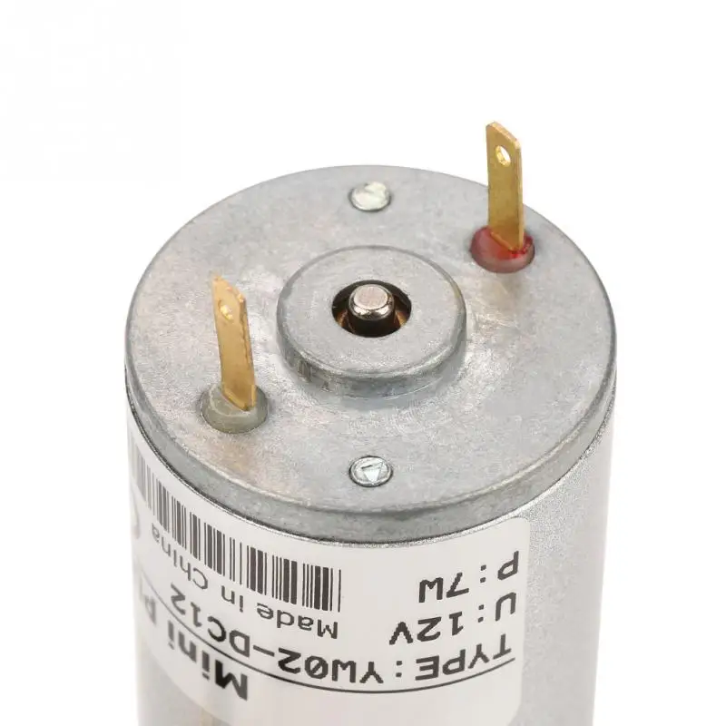 12 В 0 4 1 л/мин Электрический двигатель постоянного тока низкий уровень шума мини