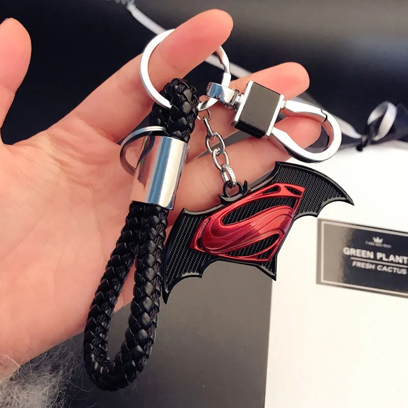 Брелок для ключей Подвесные брелки из металлического мультфильма Человек паук в