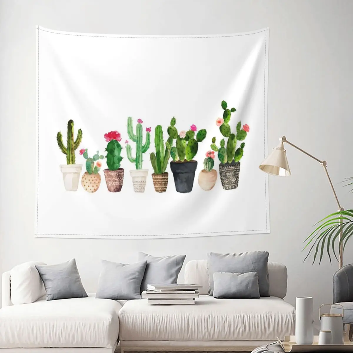 

Cactus Tapestry Flower Floral Nature Art Decoration Wall Room Home Decor Hanging Bedroom Kawaii Cute Fashion