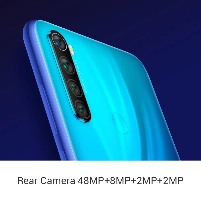 Xiaomi Redmi Note 8 смартфон с восьмиядерным процессором Snapdragon 665 ОЗУ 6 ГБ ПЗУ 128 48 МП 4000 мАч