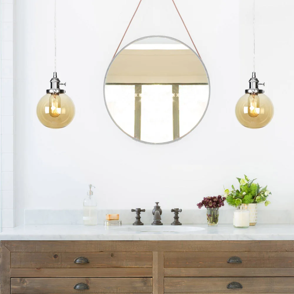 Скандинавский дизайн регулируемый подвесной светильник железный стеклянный