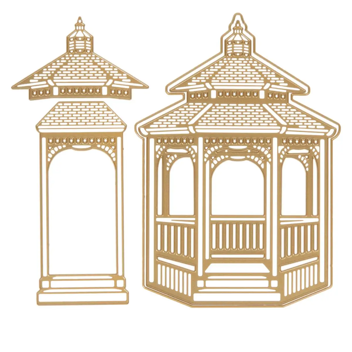 

Gazebo Metal Cutting Mold Diary Scrapbook Decoration Embossing Template Craft Carving Dies 2021 New Diy Greeting Card Handmade