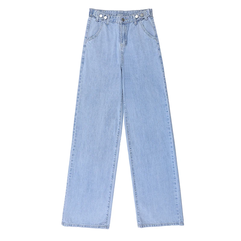

NEW Woman Jeans High Waist Clothes Wide Leg Denim Clothing Blue Streetwear Vintage Quality Fashion Harajuku Straight Pants