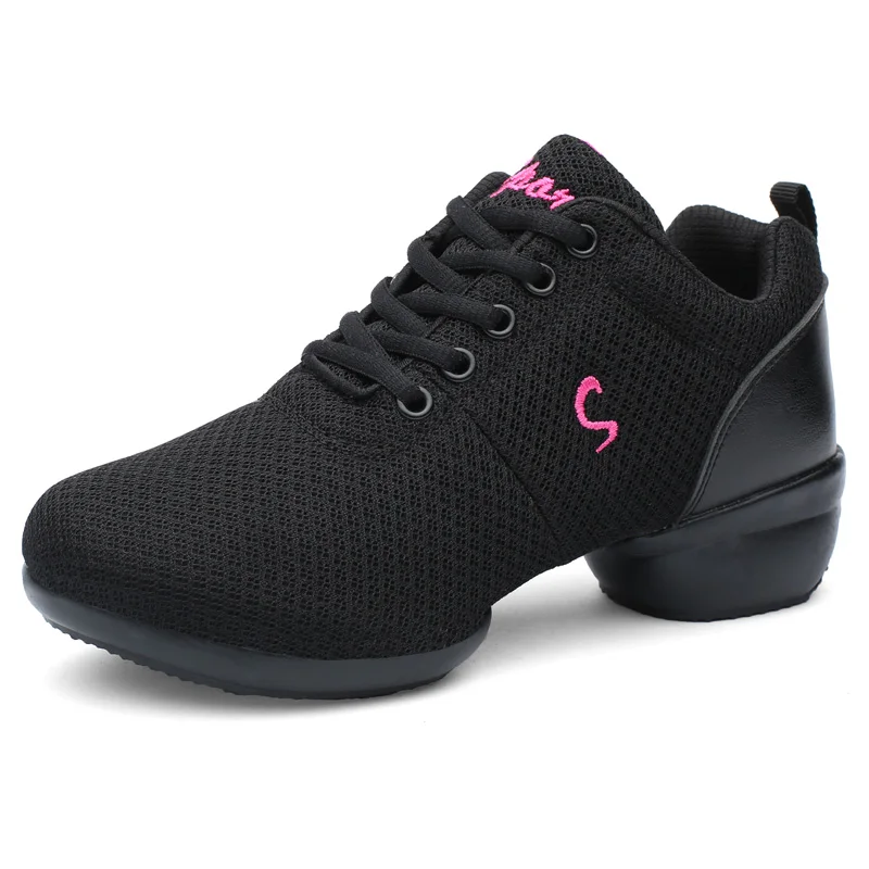 

Dance Sneakers Women Mesh Breathable Soft Outsole Wear-resistance Casual Lady Shoes Dancing Fashion Workout Comfortable