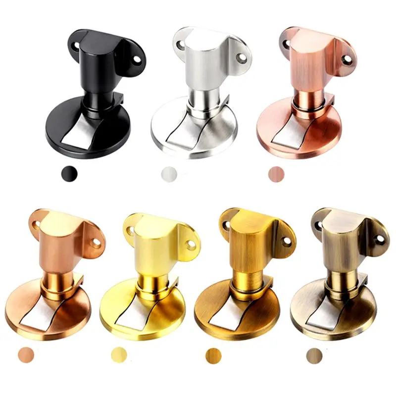 

Магнитная наклейка без гвоздей из сплава, водонепроницаемая дверная остановка, домашняя мебель, дверная фурнитура