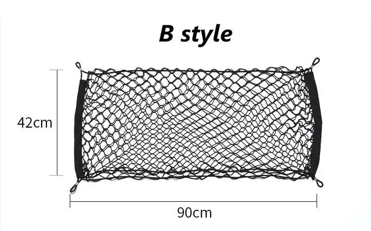 

Органайзер для багажника автомобиля, сетка для хранения для Toyota RAV4 Highlander Alphard Prado 120 150 2018 2020 2021, эластичная сетка