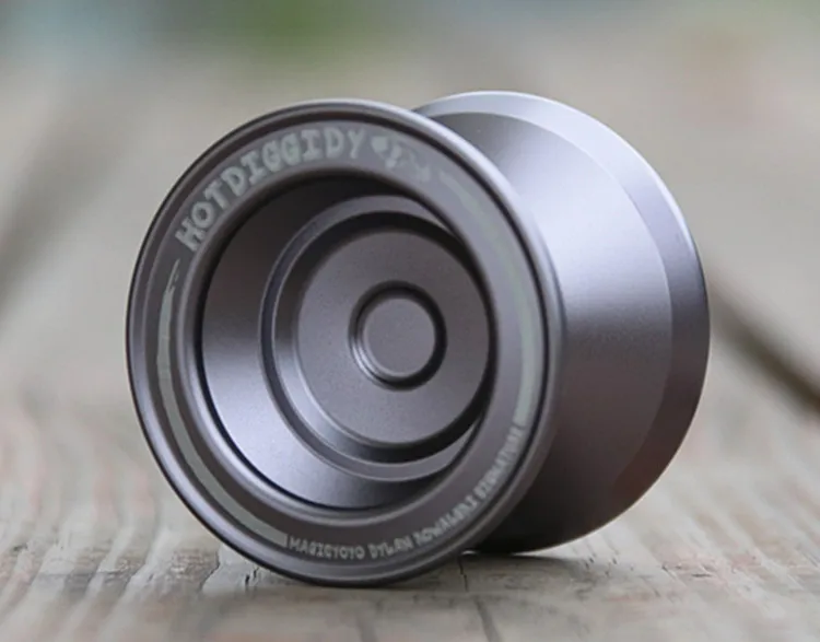 grey Новое поступление MAGICYOYO MAGIC Hotdiggidy-M07 первое поколение YOYO для профессионального йо-йо 6061 один металл - Цвет: grey