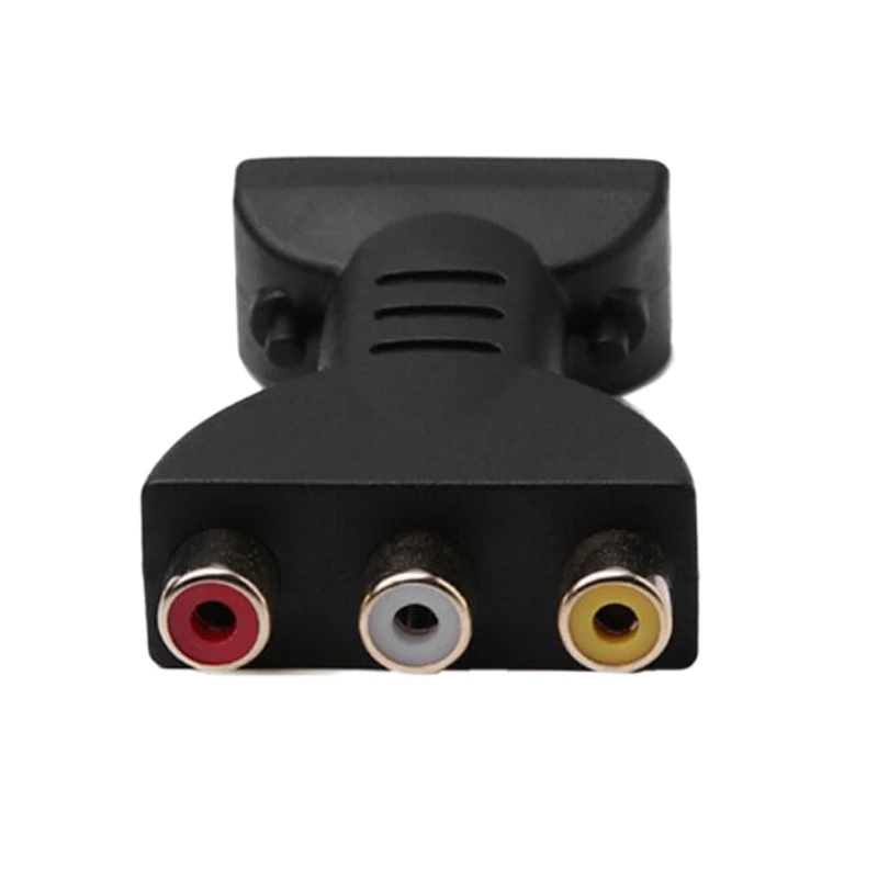 HDMI-совместимый с 3 RGB RCA Видео Аудио адаптеры HDMI-штекер на видео аудио адаптер