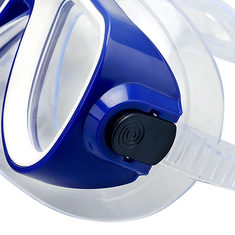 

Children Safe Snorkeling Diving Mask + Snorkel Set Swimming Set Water Sports For Kid 3-8 Years Old Blue
