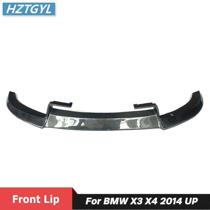 

Передний бампер из углеродного волокна для BMW X3 F25 X4 F26, комплект для спортивного кузова автомобиля 2014 и выше