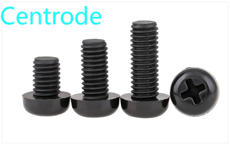 Gb818pm черно-белая круглая головка с поперечной головкой винта нейлоновый