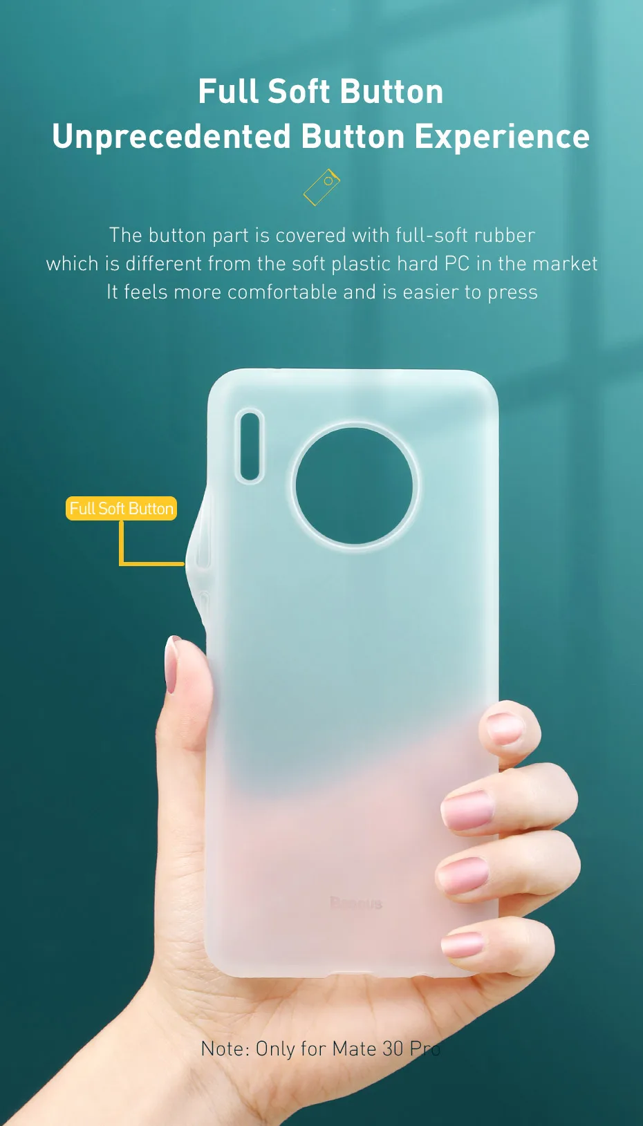 Baseus чехол для телефона для huawei mate 30 Pro 30Pro чехол Coque ультра тонкий противоударный мягкий силиконовый чехол для mate 30 Pro Fundas