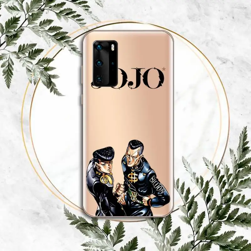 

JoJo Bizarre Adventure Phone Case Transparent for huawei honor P 40 30 20 lite Pro 10 i 8 9 x p smart 2019