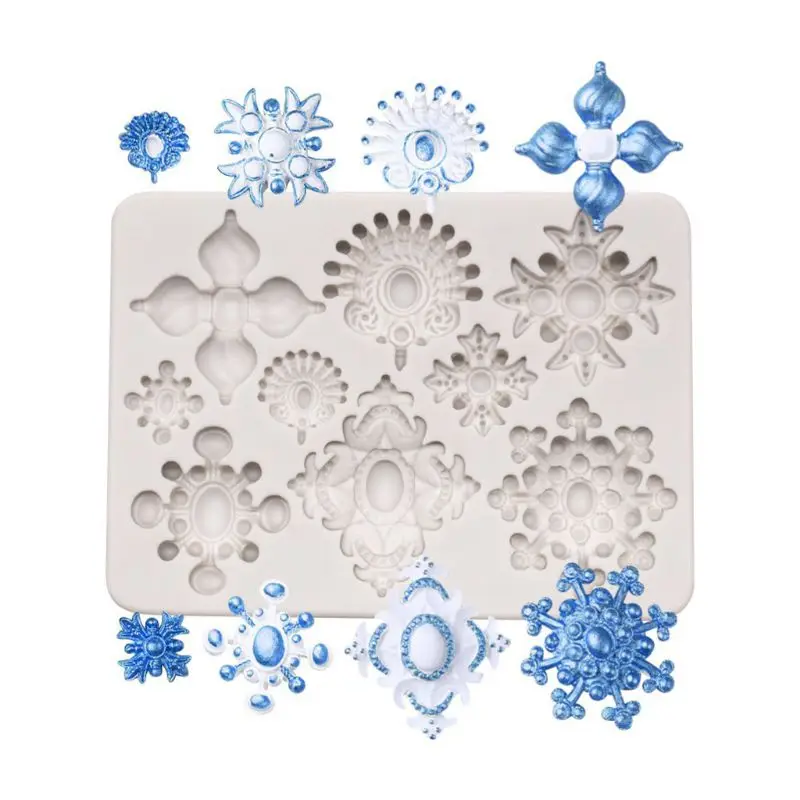 

European Style Embossed Silicone Mold Fondant Cake Chocolate Decorating Baking W0YD