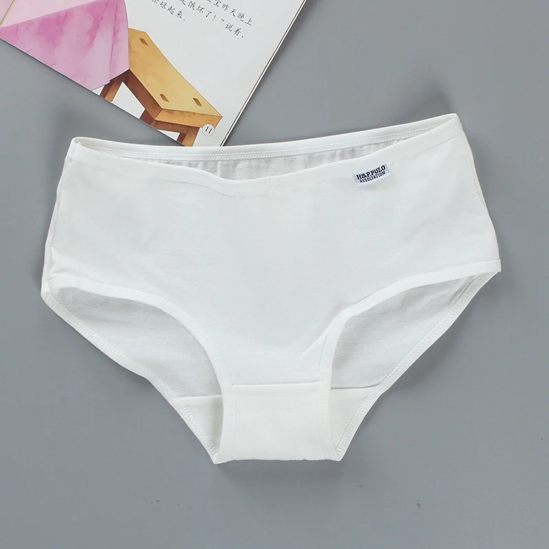 Нижнее белье для девочек с низкой талией дышащие трусы девочек-подростков