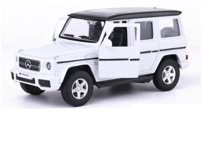Литая 1:36 мини Mercedes G63 литая модель внедорожника, детские игрушки, игрушка Томас, автомобиль для детей, для мальчиков, флидер, гоночный трек - Цвет: White no box