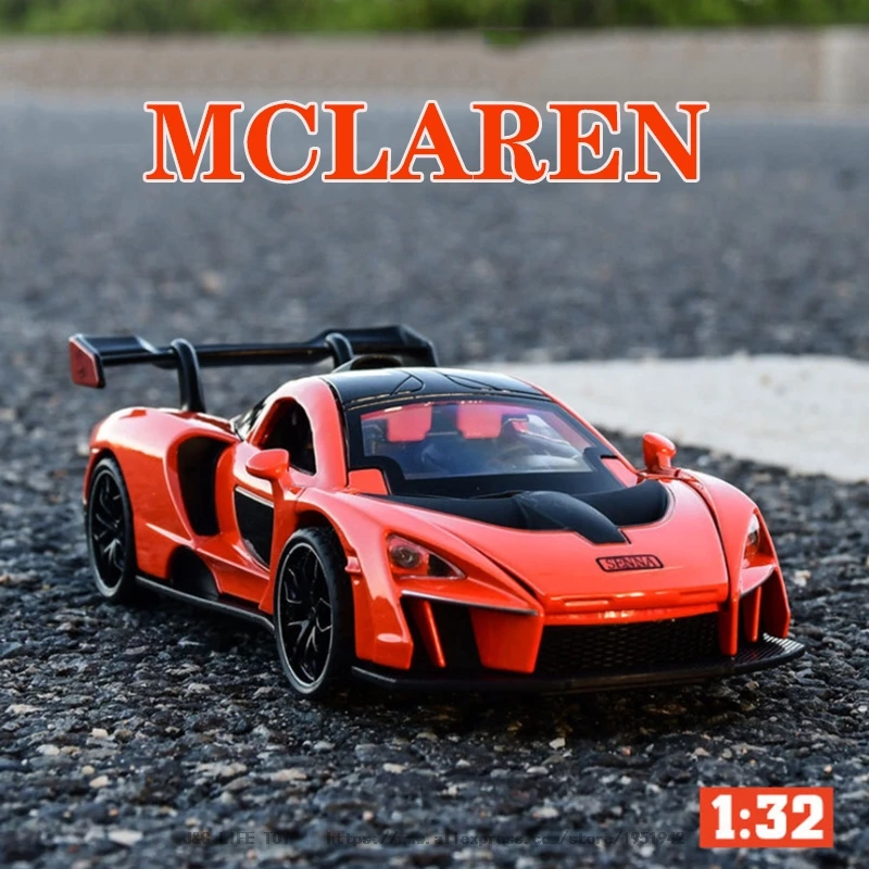 

DJ New 1:32 SENNA MCLAREN Alloy Car Model Diecasts & Toy Vehicles Toy Cars Free Shipping Kid Toys For Children Gifts Boy Toy