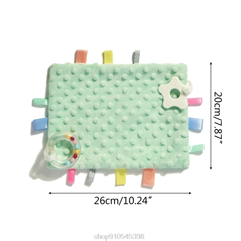 

Baby Appease Towel with Tags Soft Soother Teether Infants Comfort Sleeping Nursing Cuddling Blanket Toys N09 20 Dropshipping