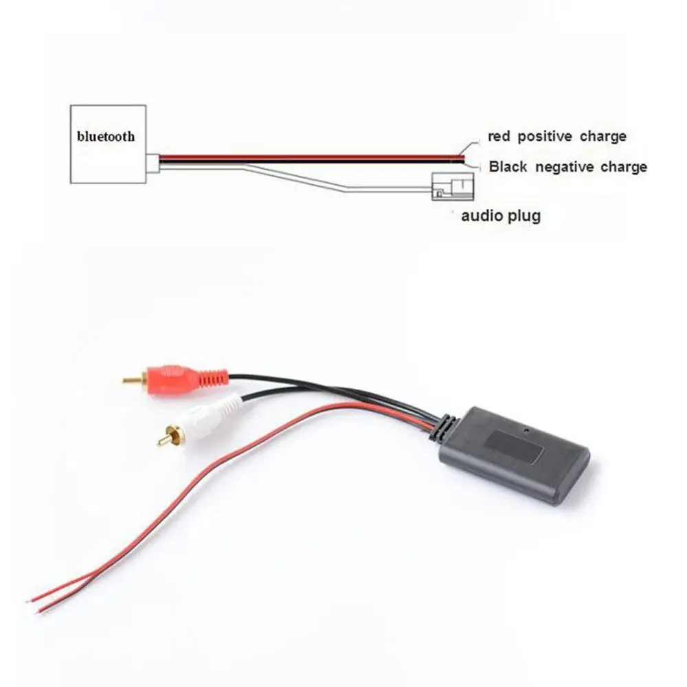 

Universal Bluetooth AUX Receiver Module 2 RCA Cable Stereo Audio Auto For Truck Music Play Adapter Input Wireless Radio Car Y7K9