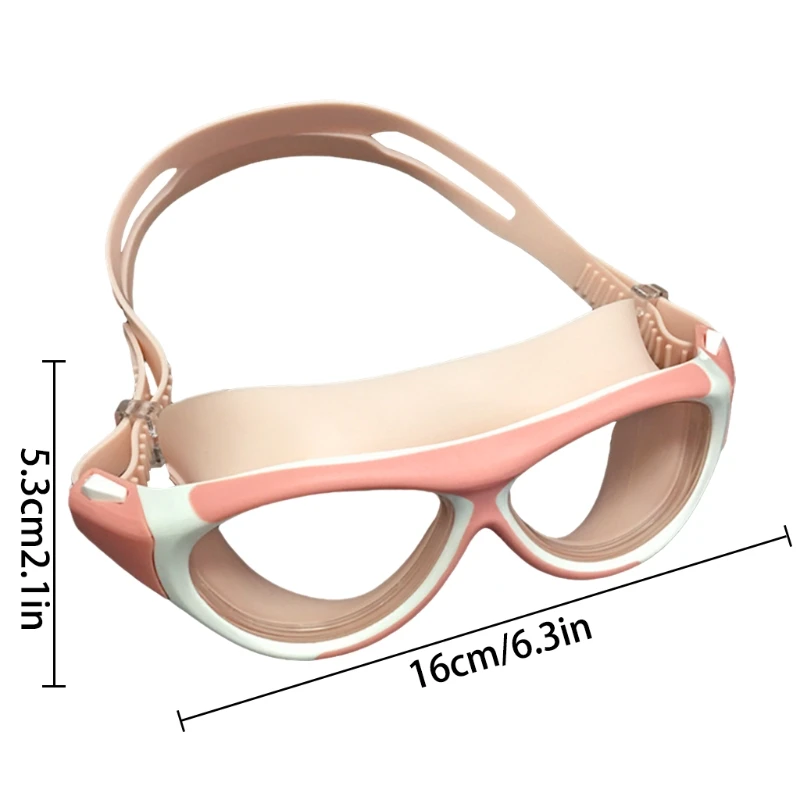 

Anti-Fog Swimming Goggles Comfortable Adjustable Waterproof Silicone Glasses