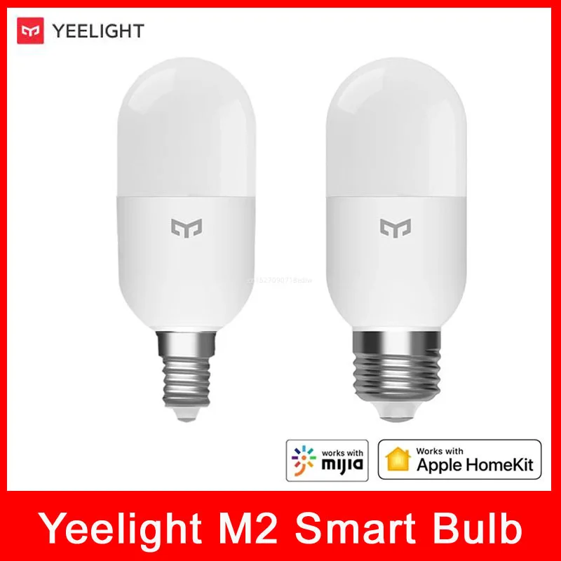 

Xiaomi Yeelight M2 LED Smart Bulb Mesh 4W 450lm Bluetooth Version Adjusted Color Temperature E27 E14 Work For Homekit Mihome APP