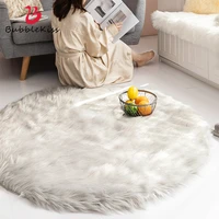bubble kiss long wool plush round carpets fuffly tatami girl bedroom floor mat nordic style home decoration shaggy thick rugs
