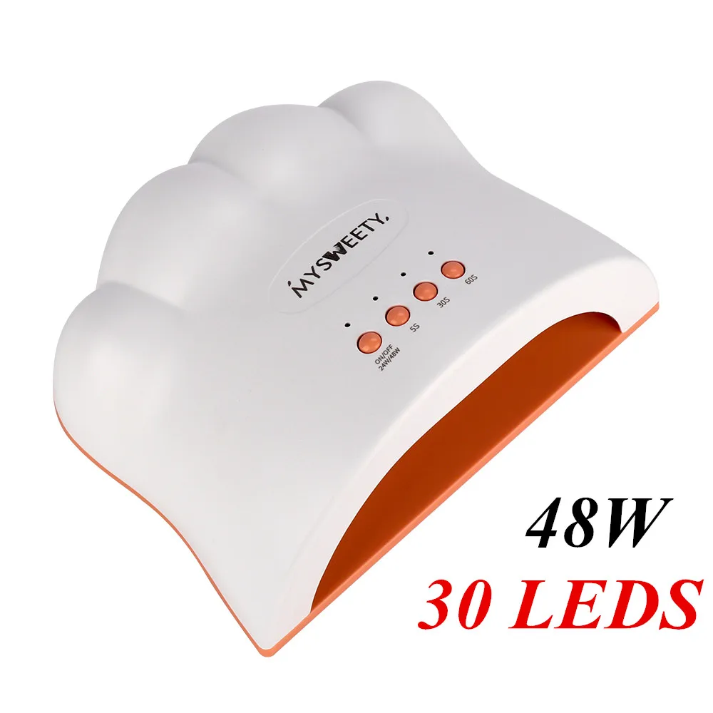 

48W UV Light LED Nail Dryer 30 LEDs Gel Nail Lamp for Manicure Pedicure Auto Sensing Quick Drying Nail Machine Salon Tool
