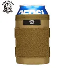 SINAIRSOFT тактический Чехол для пивной бутылки, военный Миниатюрный Мини-Молл, личная бутылка, набор для напитков, для занятий спортом на открытом воздухе, камуфляжный нейлоновый чехол