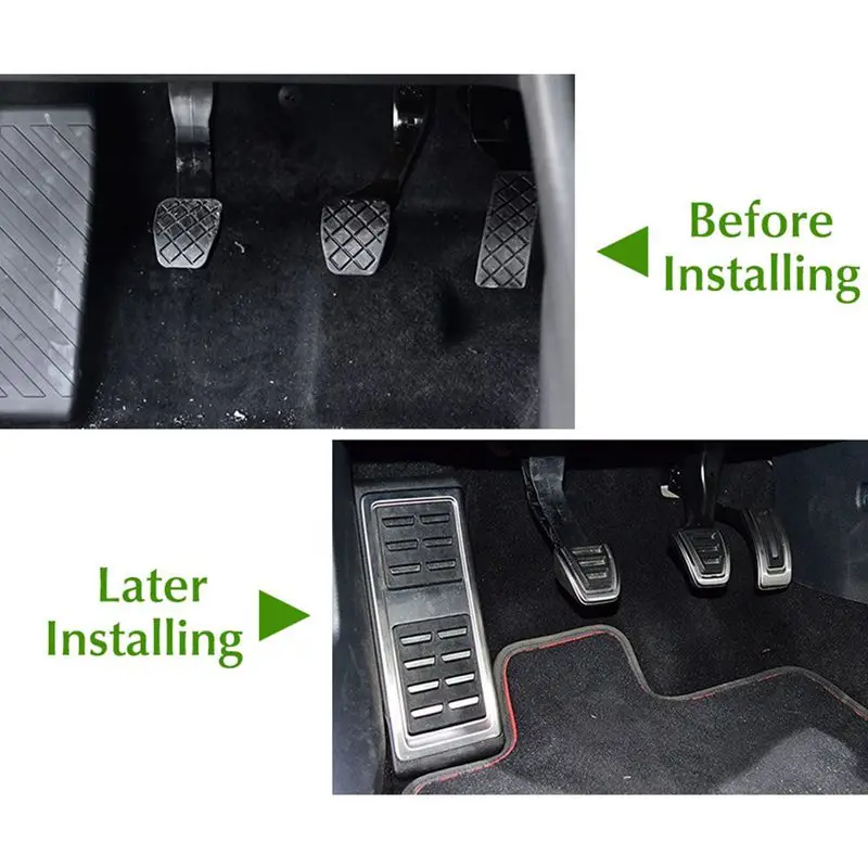 Автомобильный Стайлинг спортивный топливный тормоз фреза DSG для Seat Leon 5F MK3 Skoda Octavia