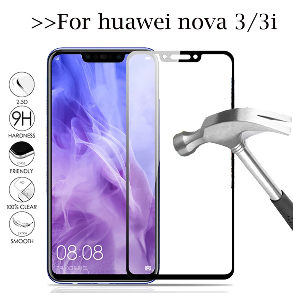 Защитное стекло для huawei Nova 3i Защита экрана 3 Закаленное Nova3 PAR-LX9 PAR-LX1 PAR-AL00 6