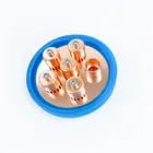 Бесплатная доставка, 4 дюйма (OD102mm), высококачественная красная медная пузырьковая пластина в комплекте с фотоэлементами