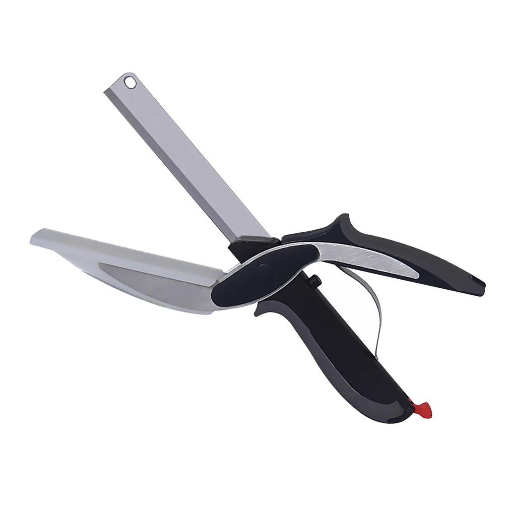 Кухонные ножницы из нержавеющей стали 2 в 1 измельчитель многофункциональный