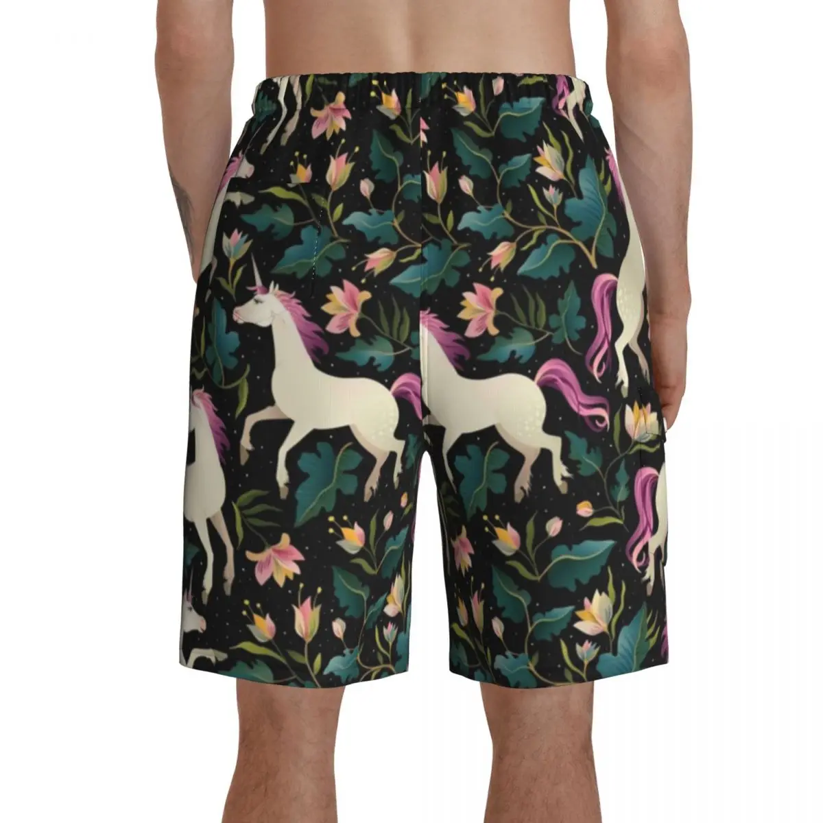 

Animal Board Shorts Polyester Swimming Trunks Bathing Pattern Men Swim Trunks