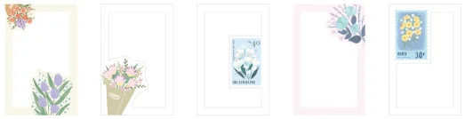 

143mmx93mm letter garden paper postcard(1pack=30pieces)
