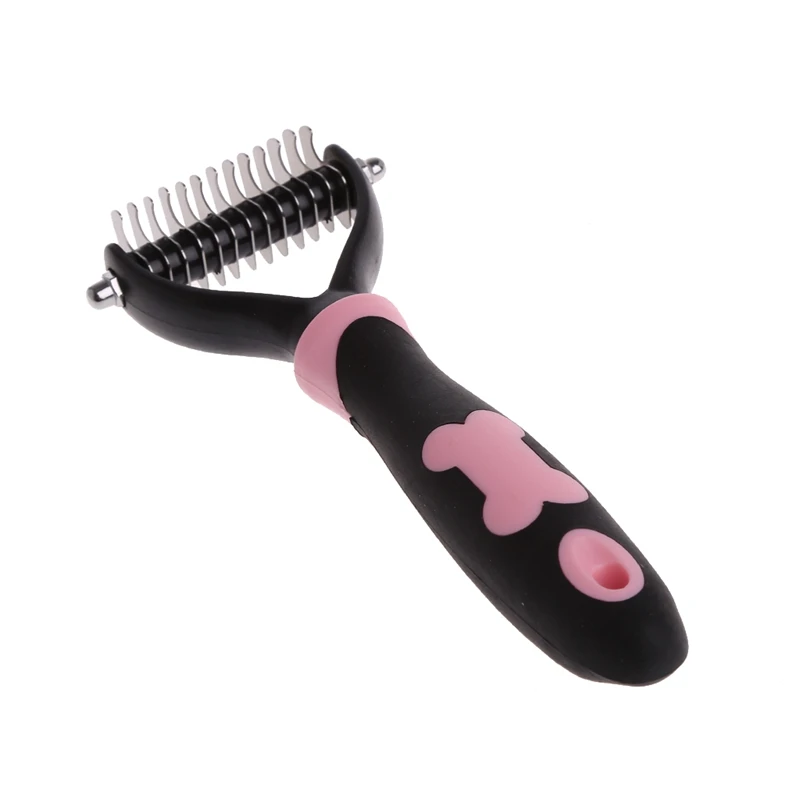 

Dog Pet Brush Dematting Grooming Deshedding Tool Trimmer Comb Rake 10/13/18 Blades