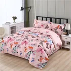 3 шт. 4 шт. 100% полиэстер высокое качество реактивная ткань пододеяльник простыни наволочки наборы доступны в разные размеры