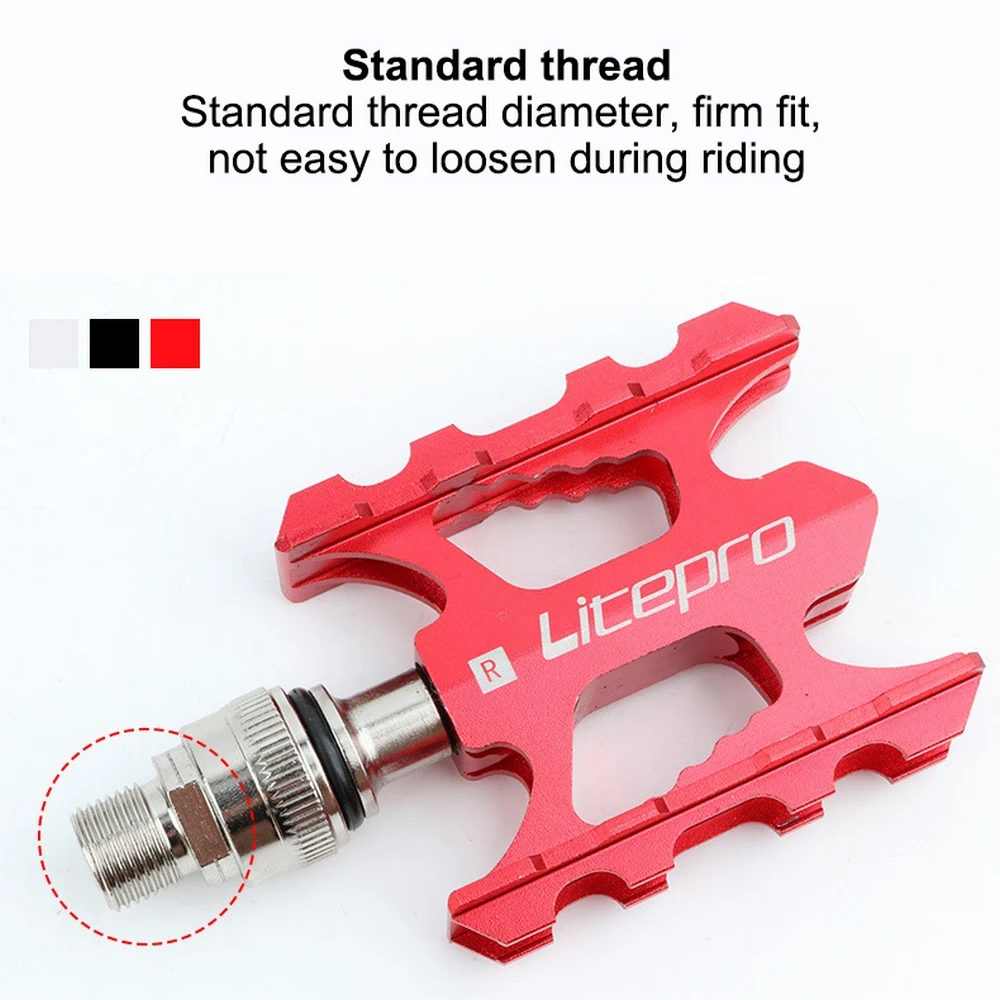 

Quick Release 3 Bearing MTB Pedal for Brompton Folding Bicycle BMX Mountain Road Bike Pedals CNC Aluminum Alloy Cycling Parts